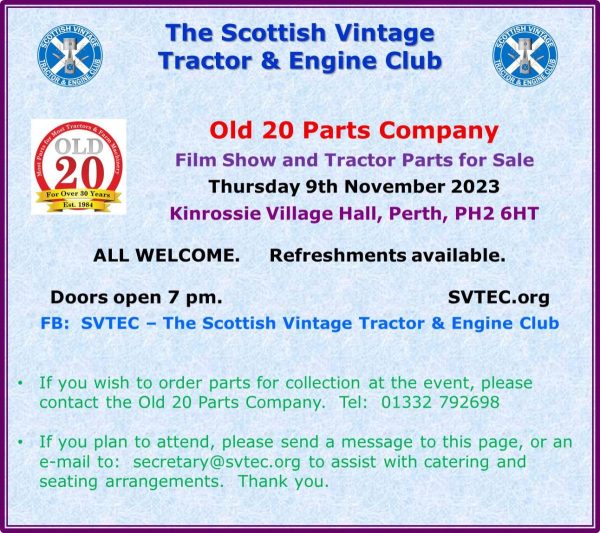 Film Show - Old 20 Parts Company